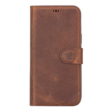 Liluri iPhone 14 Plus Detachable Leather Wallet Case