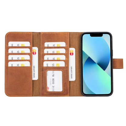 Santa iPhone 14 Plus Leather Detachable Wallet Case