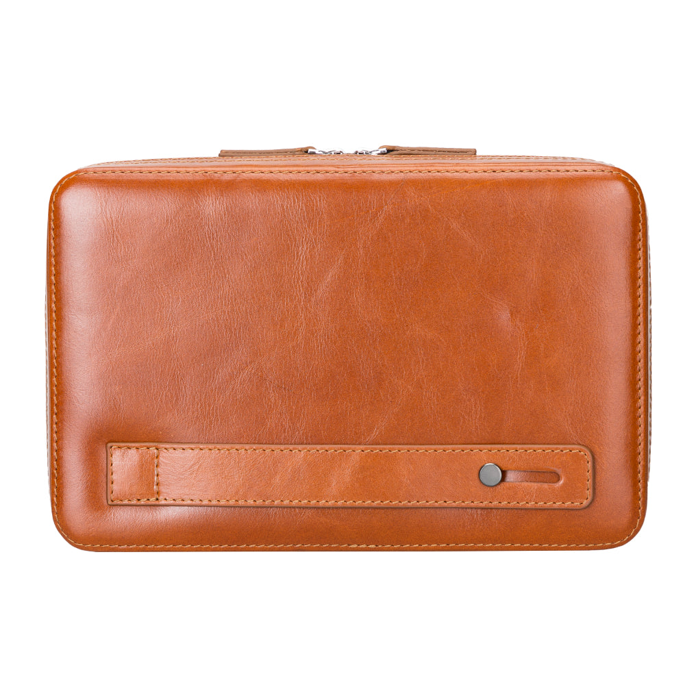 Leather Travel Cable Organizer