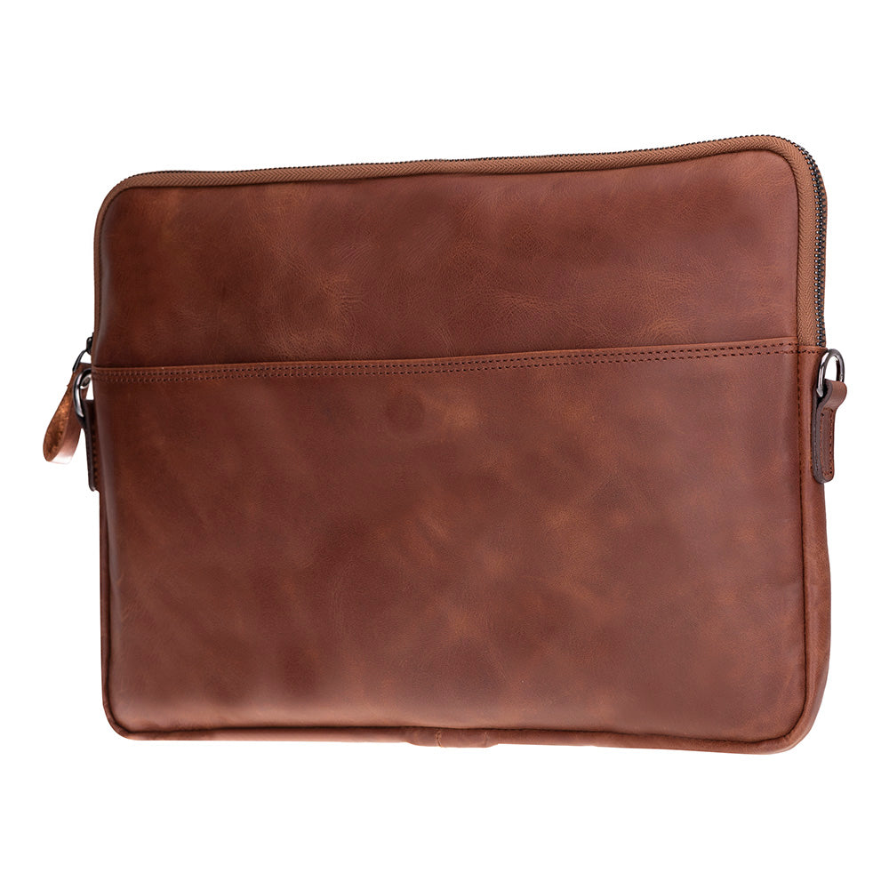 Leeds Slim Leather Laptop / Tablet Sleeve