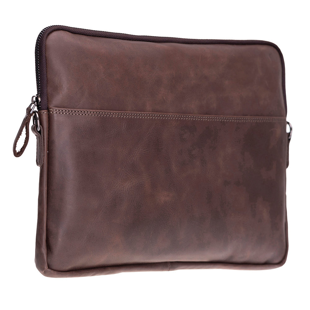 Leeds Slim Leather Laptop / Tablet Sleeve