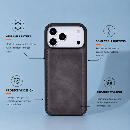 Flex Cover iPhone 17 Pro Leather Case