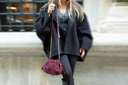 Valentina Women's Suede Leather Bag