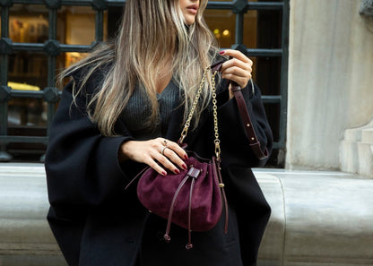 Valentina Women's Suede Leather Bag