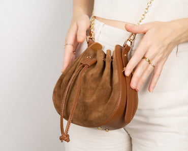 Valentina Women's Suede Leather Bag