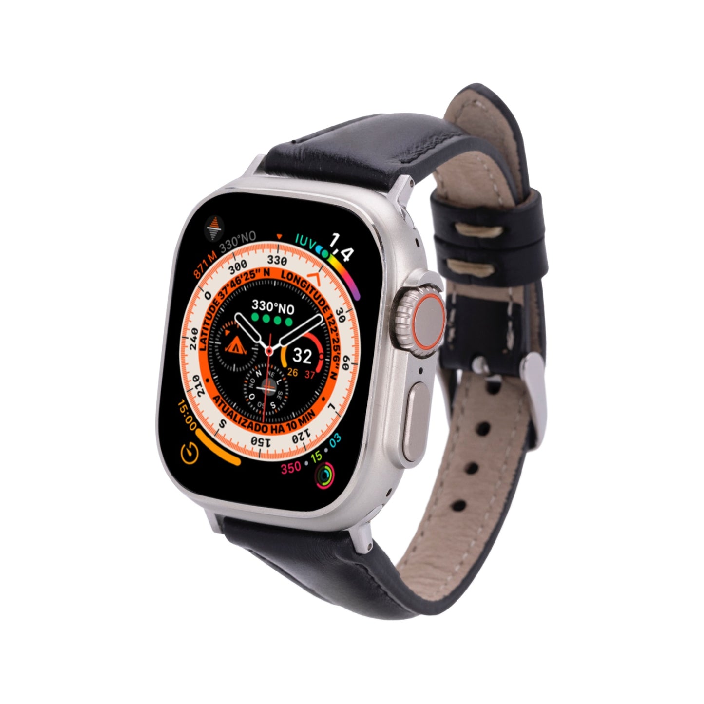 Slim Leather Apple Watch Band