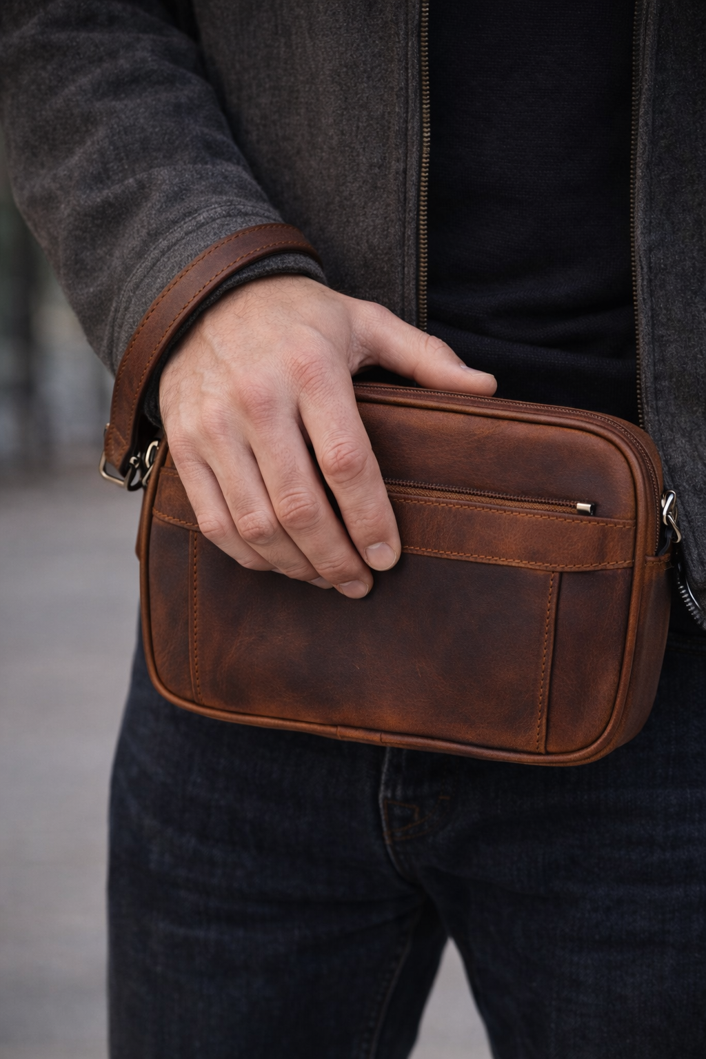 Forge Leather Handbag