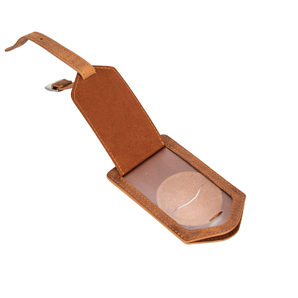 Airconrad Leather Luggage Tag