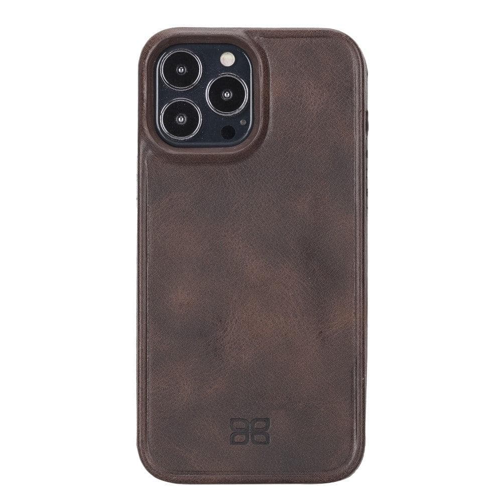 Bouletta Apple iPhone 13 Series Leather Hull Cover Back Cover iPhone 13 Pro Max / Brown