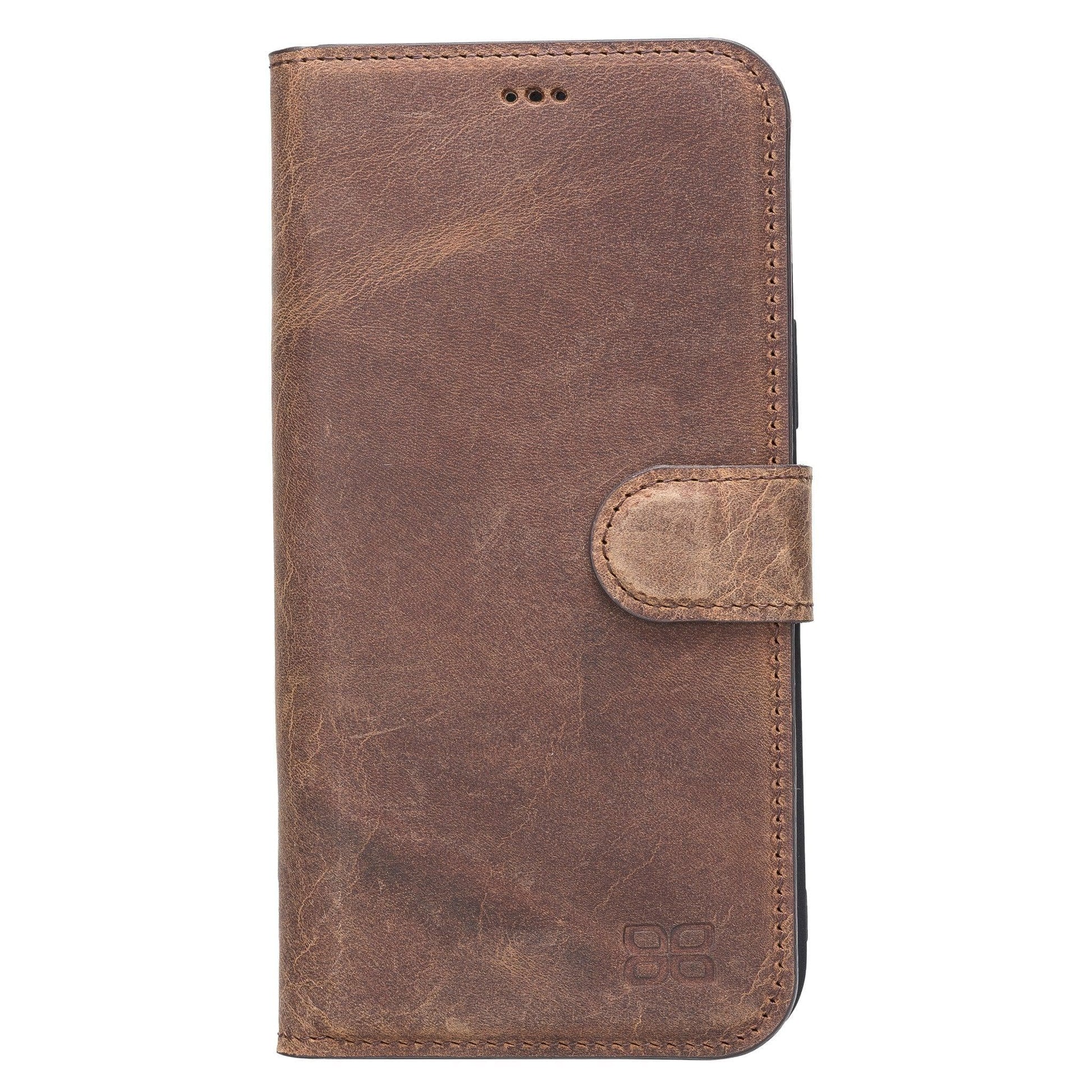 Bouletta Apple iPhone 13 Series Non-Detachable Leather Wallet Case - WC