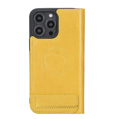 Bouletta Apple iPhone 14 Series Brooks Leather Slim Wallet Case