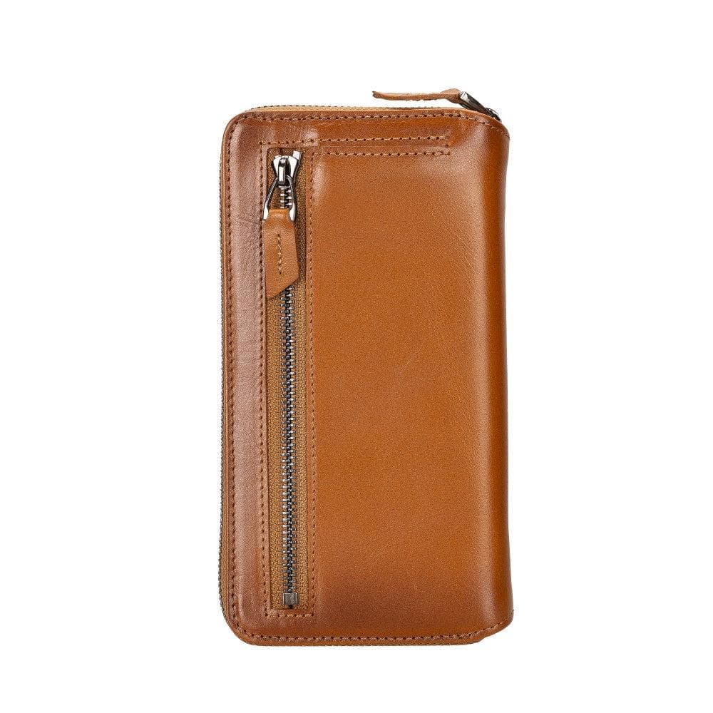 Bouletta Apple iPhone 14 Series Detachable and Zipper Leather Wallet Case - PMW