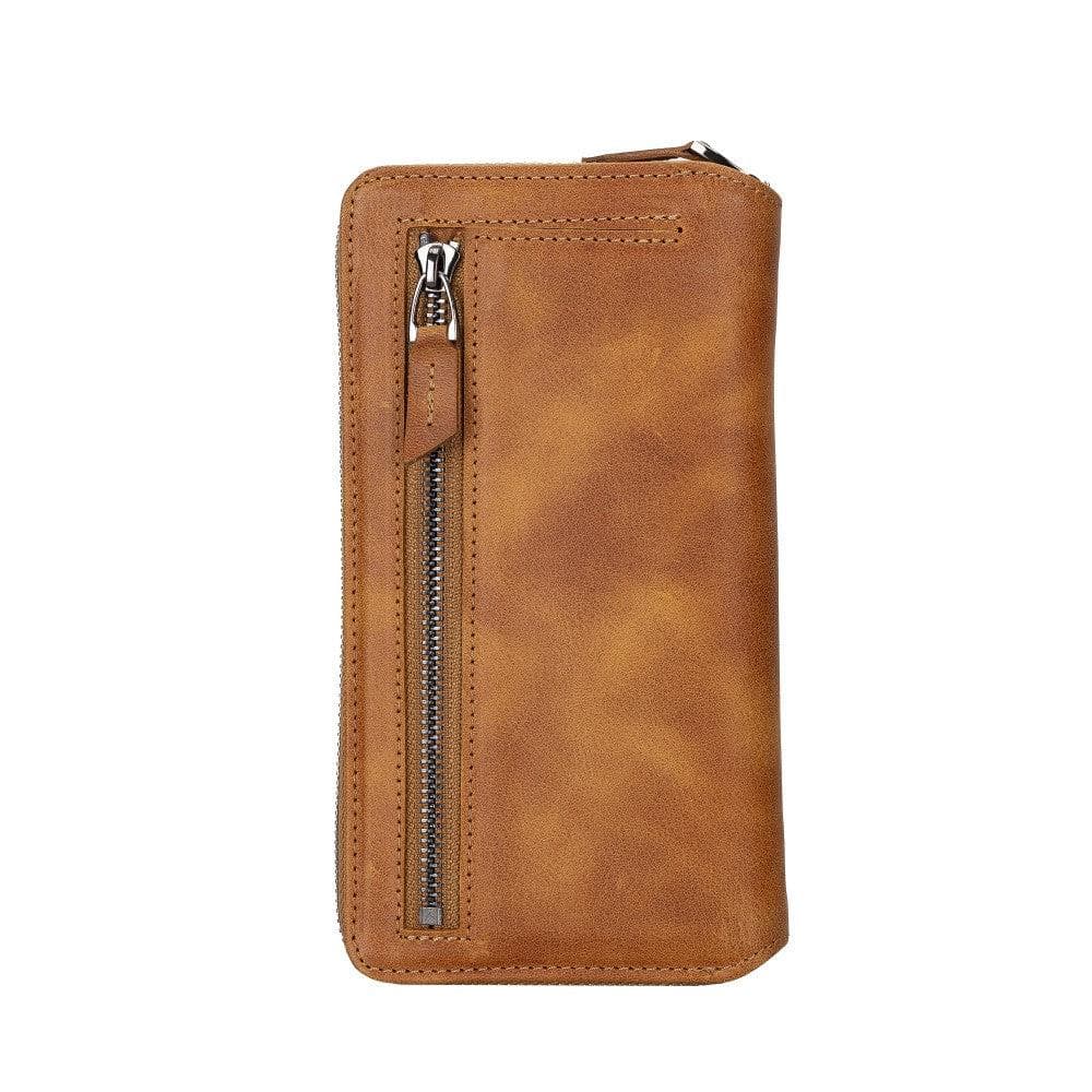 Bouletta Apple iPhone 14 Series Detachable and Zipper Leather Wallet Case - PMW