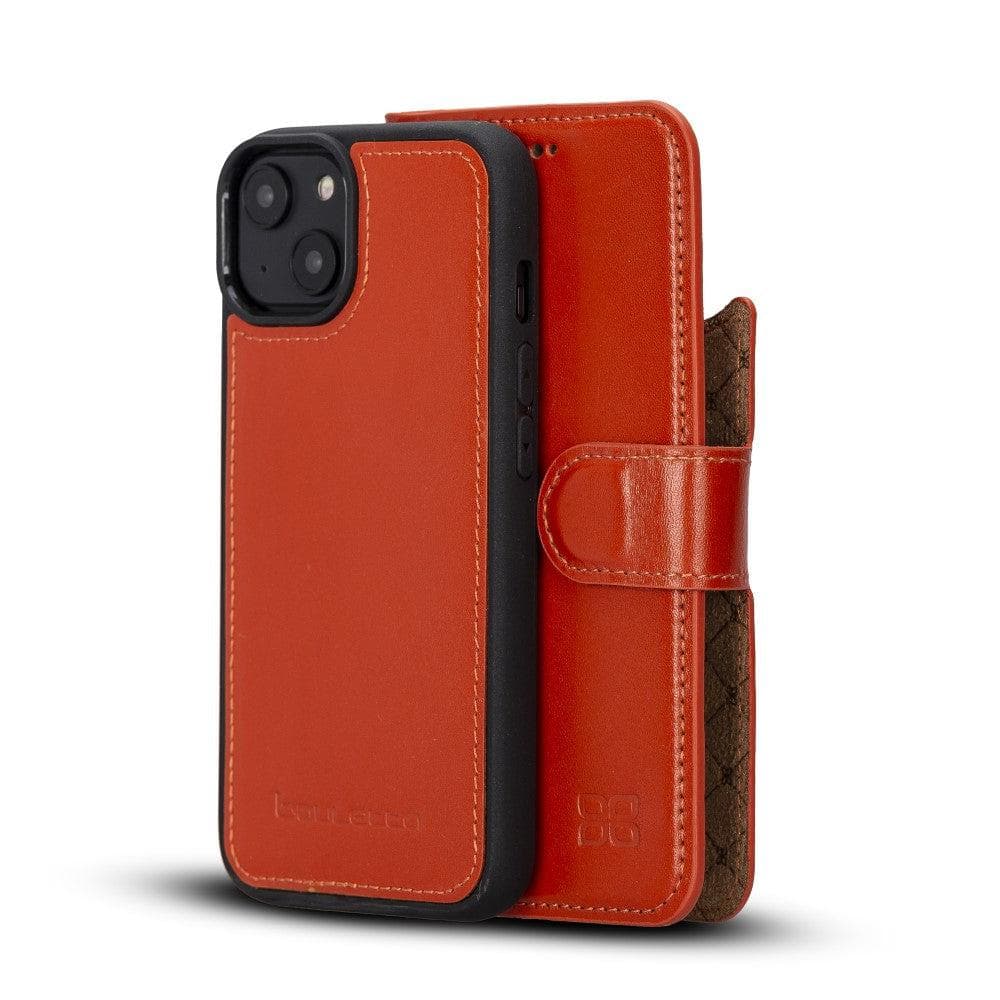 Bouletta Apple iPhone 14 Series Detachable Leather Wallet Case Colorful - MW iPhone 14 Plus / Orange