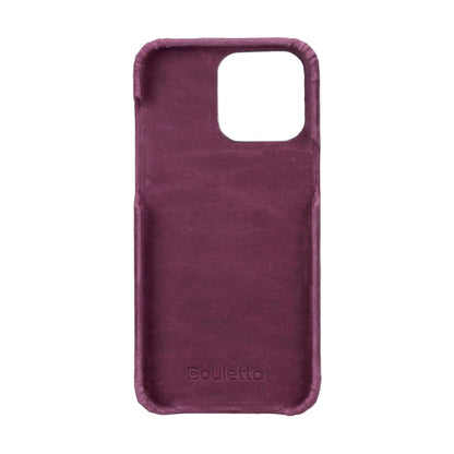 Bouletta Apple iPhone 15 Series Full Leather Coating Back Cover