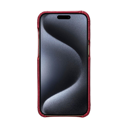 Bouletta Apple iPhone 15 Series Full Leather Coating Back Cover