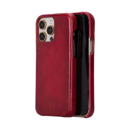 Bouletta Apple iPhone 15 Series Full Leather Coating Back Cover