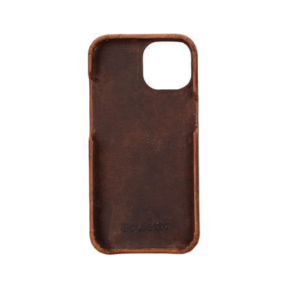 Bouletta Apple iPhone 15 Series Full Leather Coating Back Cover