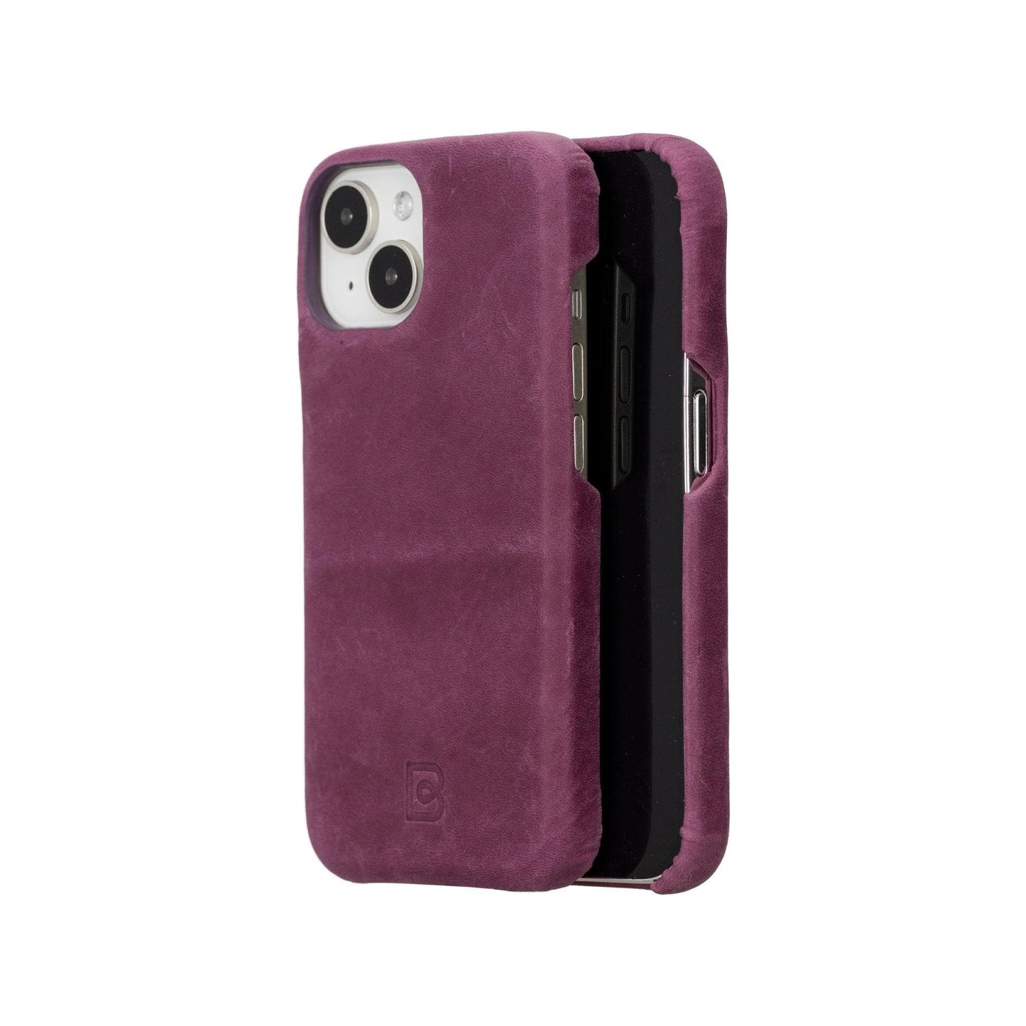 Bouletta Apple iPhone 15 Series Full Leather Coating Back Cover