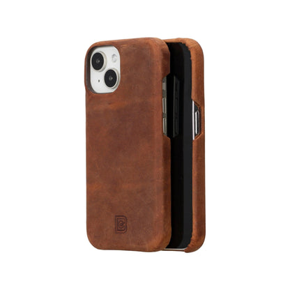 Bouletta Apple iPhone 15 Series Full Leather Coating Back Cover