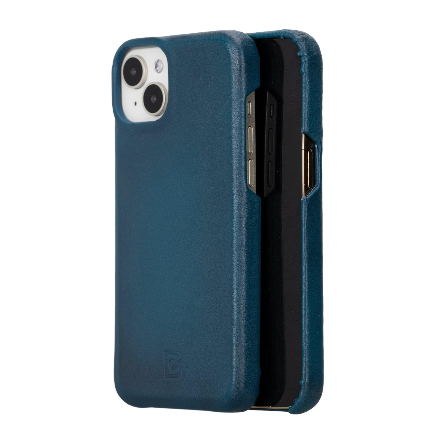 Bouletta Apple iPhone 15 Series Full Leather Coating Back Cover iPhone 15 Plus / Blue