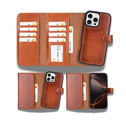 Santa iPhone 16 Pro Leather Detachable Wallet Case
