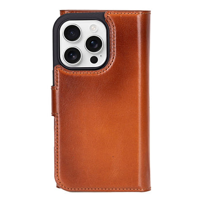 Santa iPhone 16 Pro Leather Detachable Wallet Case
