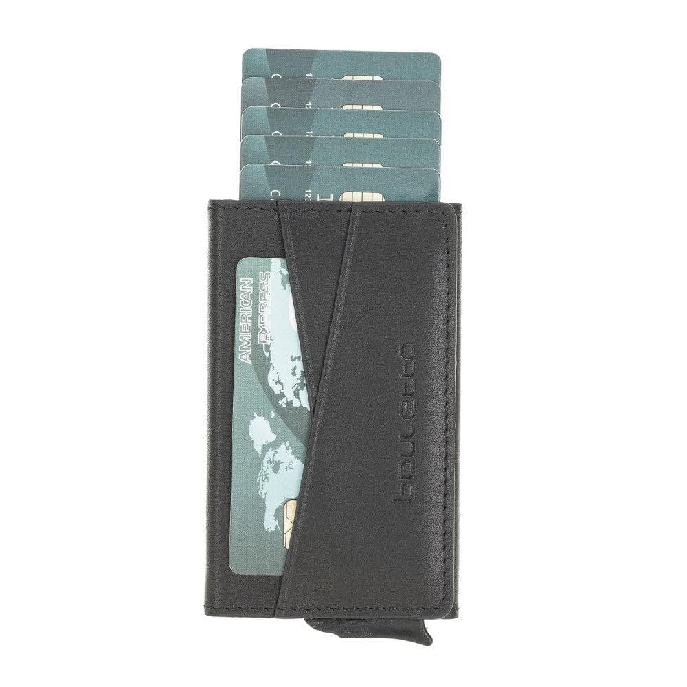 Bouletta Austin Leather Mechanical Card Holder