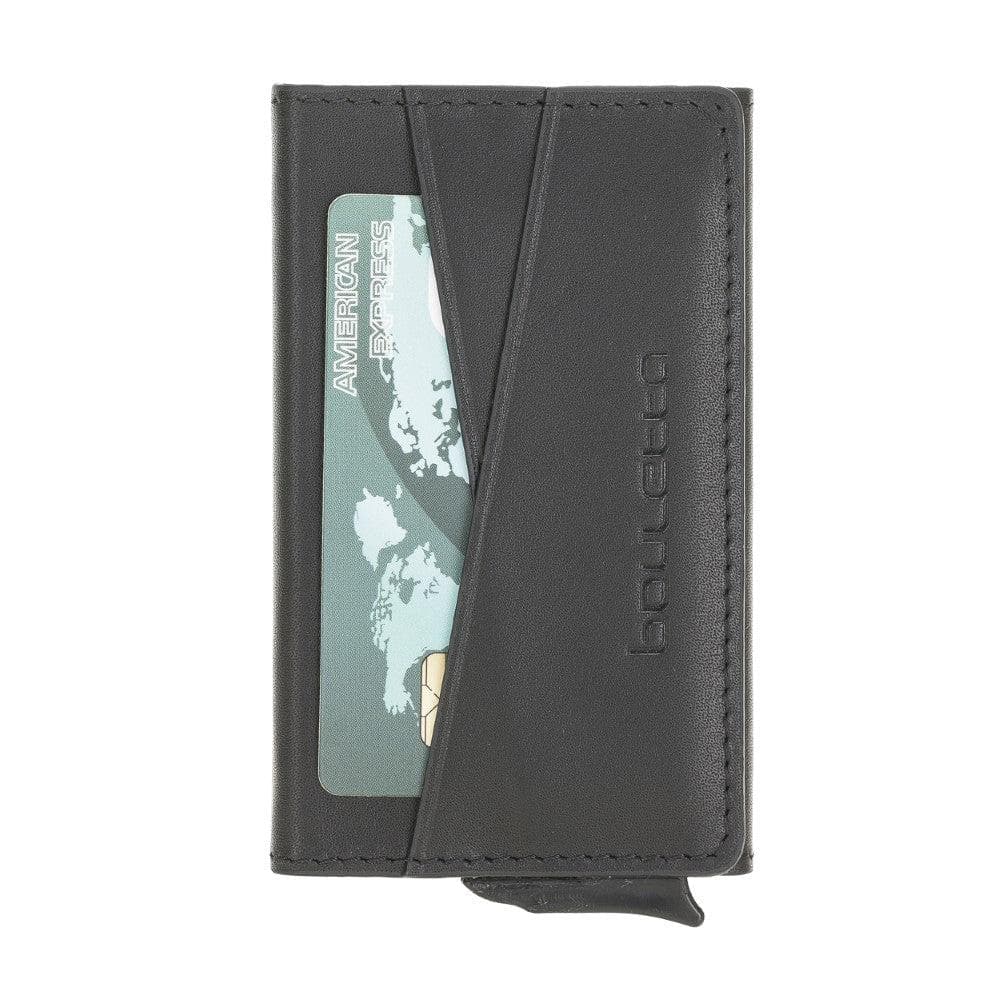 Bouletta Austin Leather Mechanical Card Holder Rst1