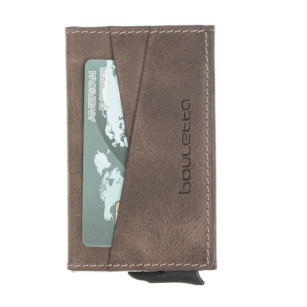 Bouletta Austin Leather Mechanical Card Holder Tn3