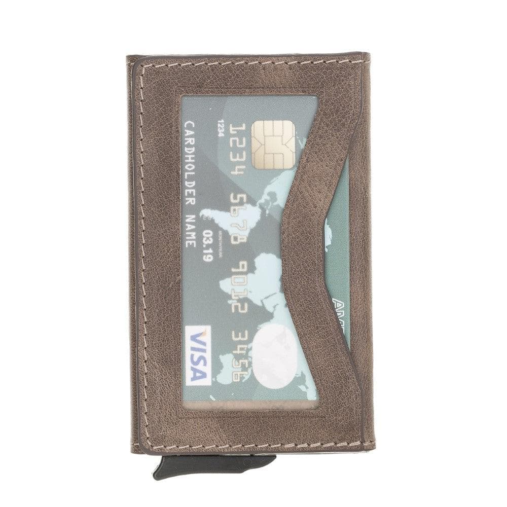 Bouletta Austin Leather Mechanical Card Holder