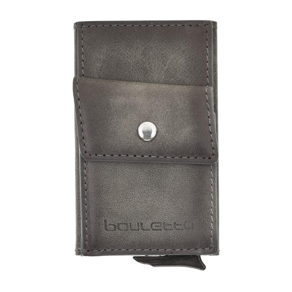 Bouletta Austin Leather Mechanical Coin Card Holder TN18EF