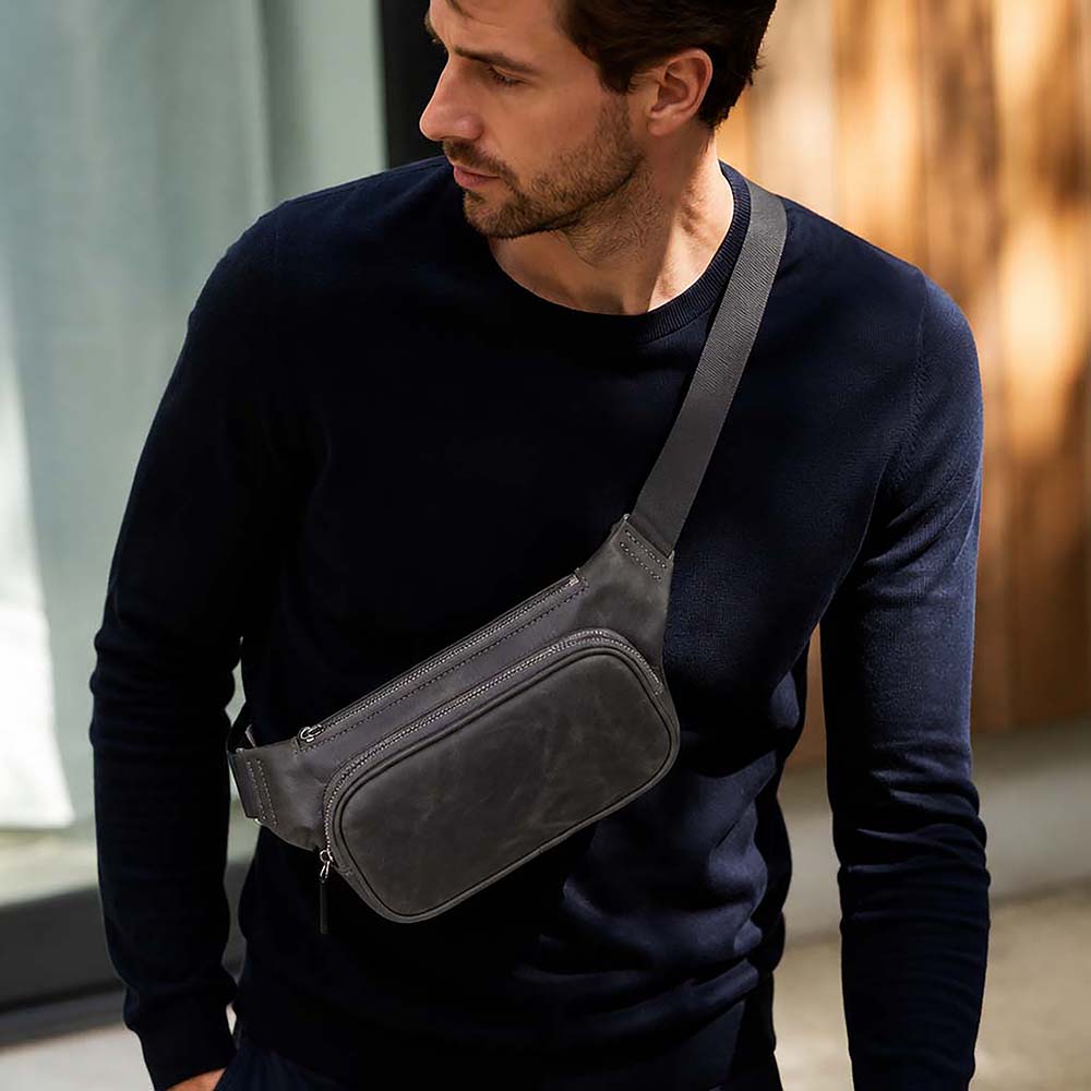 Apex Leather Waist Bag