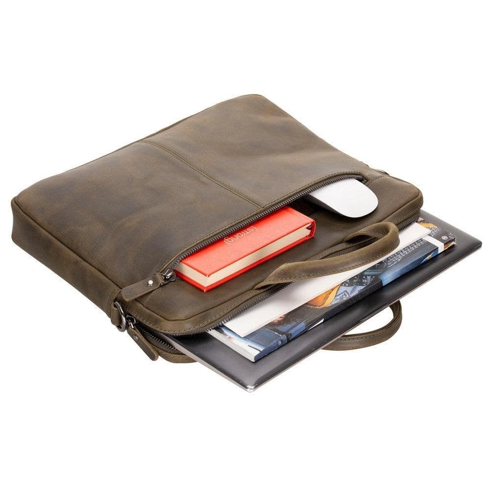  Apollo Geniun Leather Laptop Bag For 13"