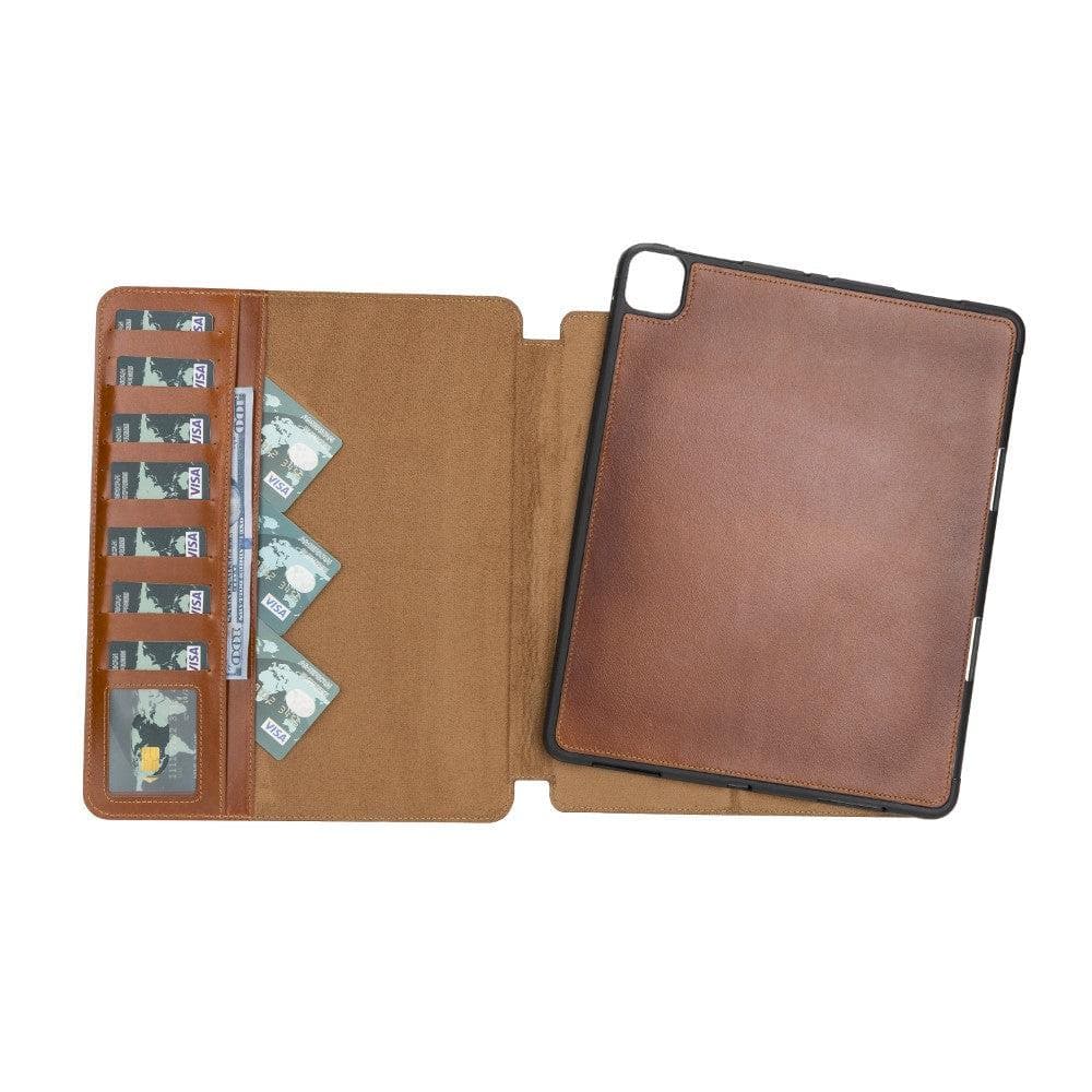 Apple Eto iPad Series Leather Wallet Case iPad Pro 11 2021 / Tan Bouletta