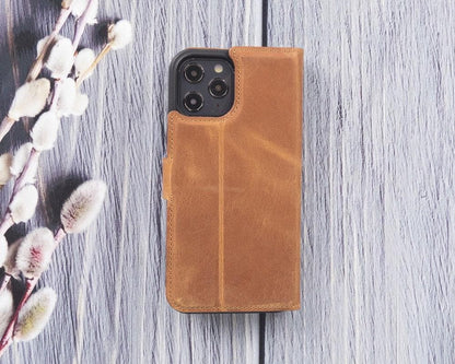 Apple iPhone 12 Series Detachable Leather Case / MW