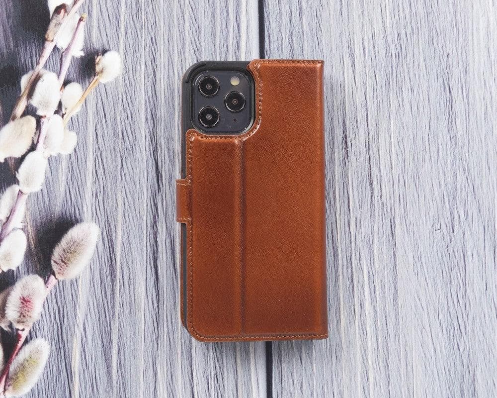 Apple iPhone 12 Series Detachable Leather Case / MW