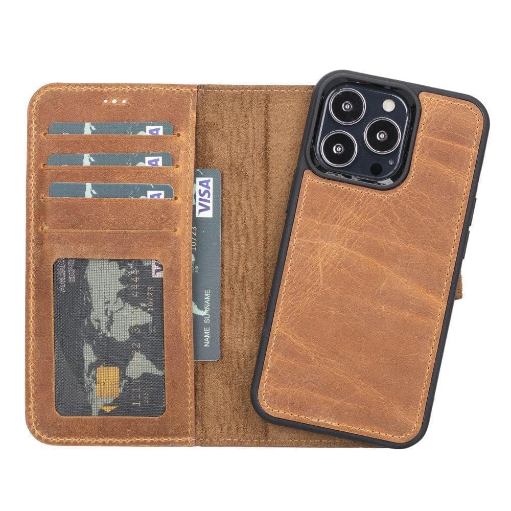 Apple iPhone 13 Series Detachable Leather Case RFID/ MWW iPhone 13 6.1" / G19