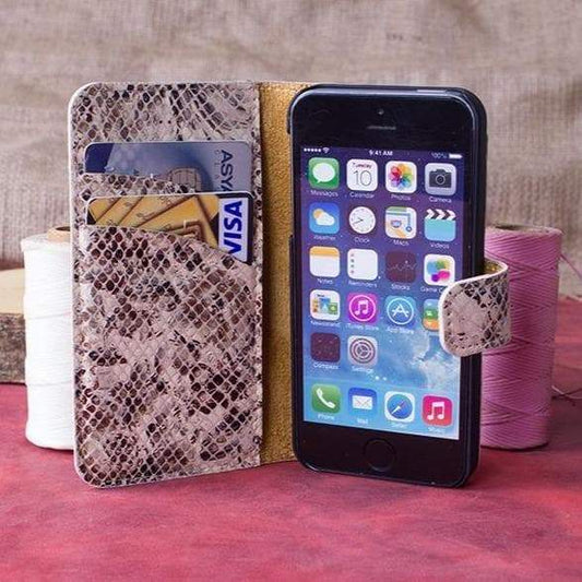 Apple iPhone 5 Leather Case / WC - Wallet Case Y2