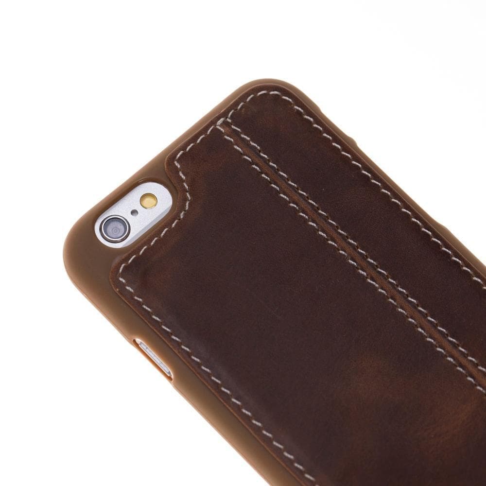 Apple iPhone 6 Leather Case / FXC - Flex Cover G2 - Beyaz Dikişli