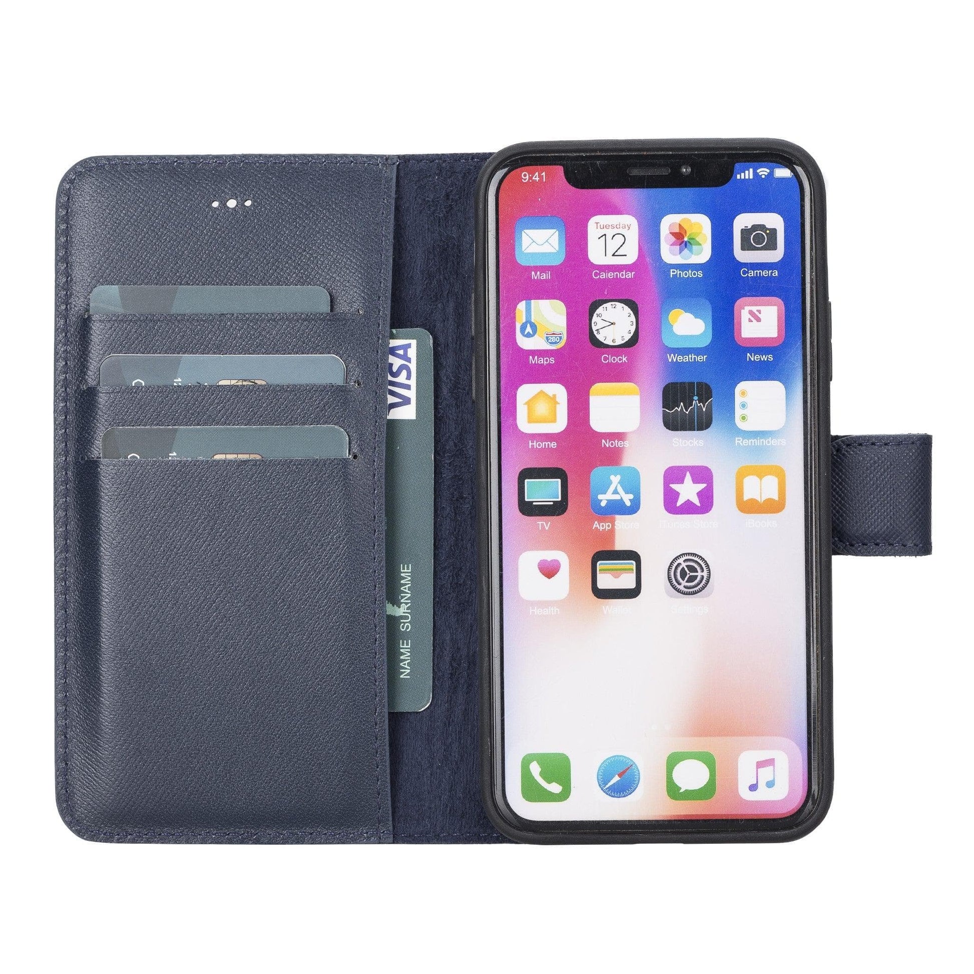 Apple iPhone X/XS Detachable Leather Case / MW