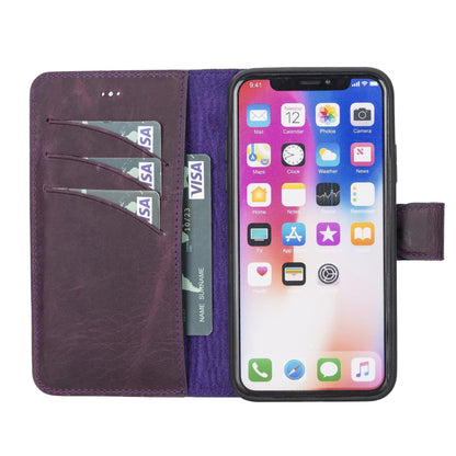 Apple iPhone X/XS Detachable Leather Case / MW