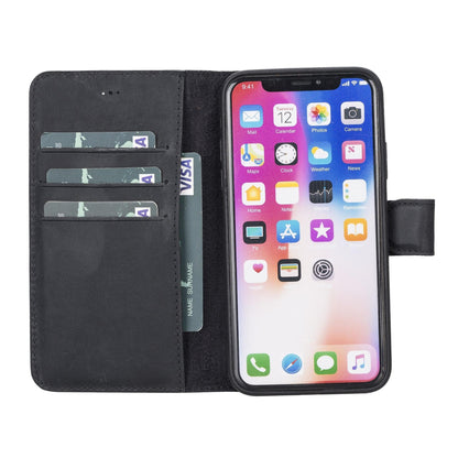 Apple iPhone X/XS Detachable Leather Case / MW