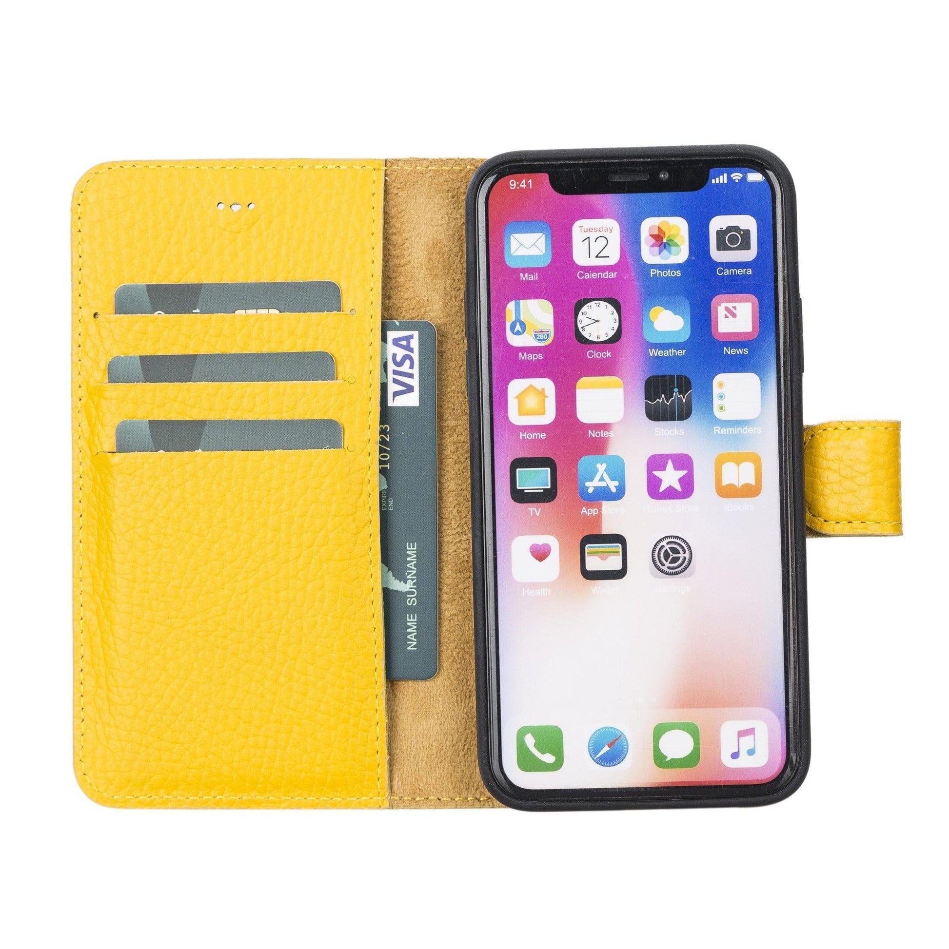 Apple iPhone X/XS Detachable Leather Case / MW