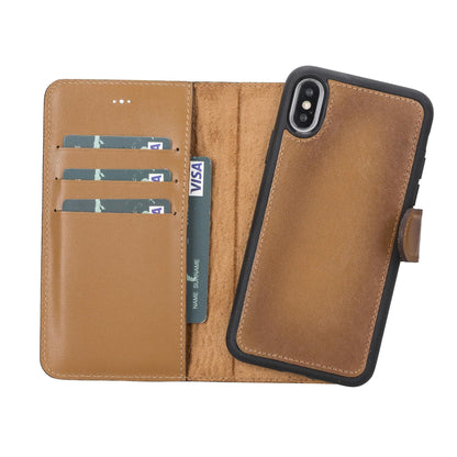 Apple iPhone X/XS Detachable Leather Case / MW