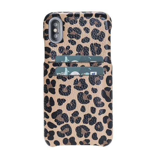 Apple iPhone X/XS Leather Case / F360 Cover CC LEO