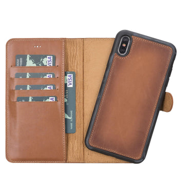 Apple iPhone XSM Detachable Leather Case / MW