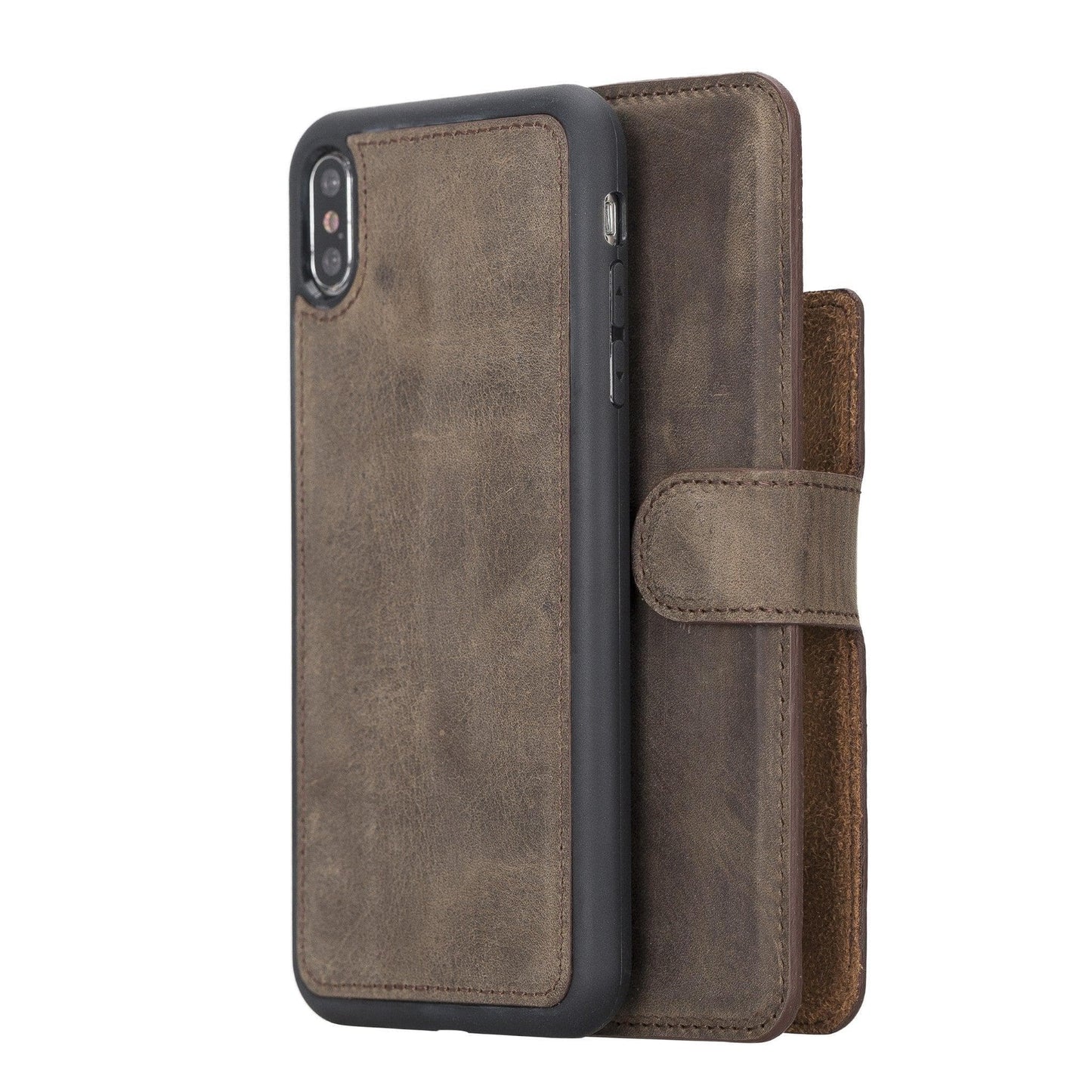 Apple iPhone XSM Detachable Leather Case / MW