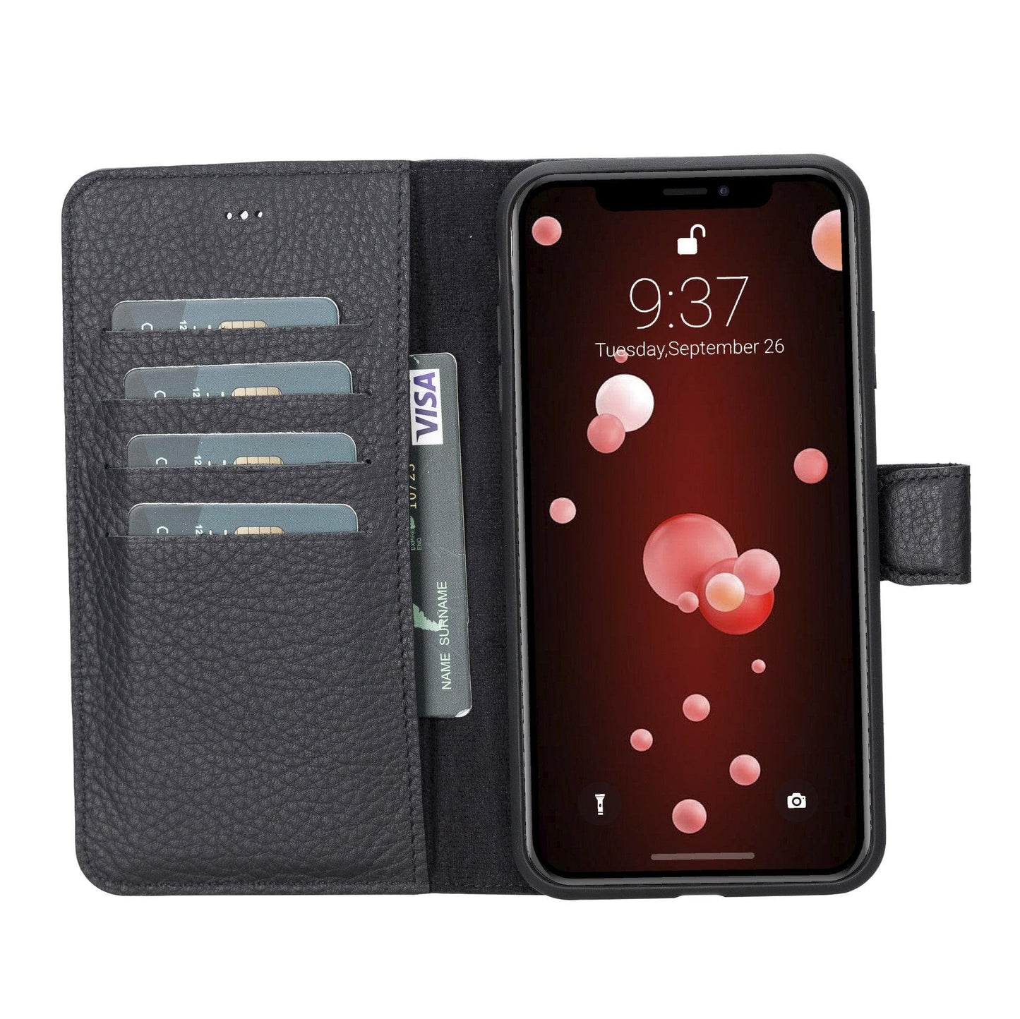 Apple iPhone XSM Detachable Leather Case / MW