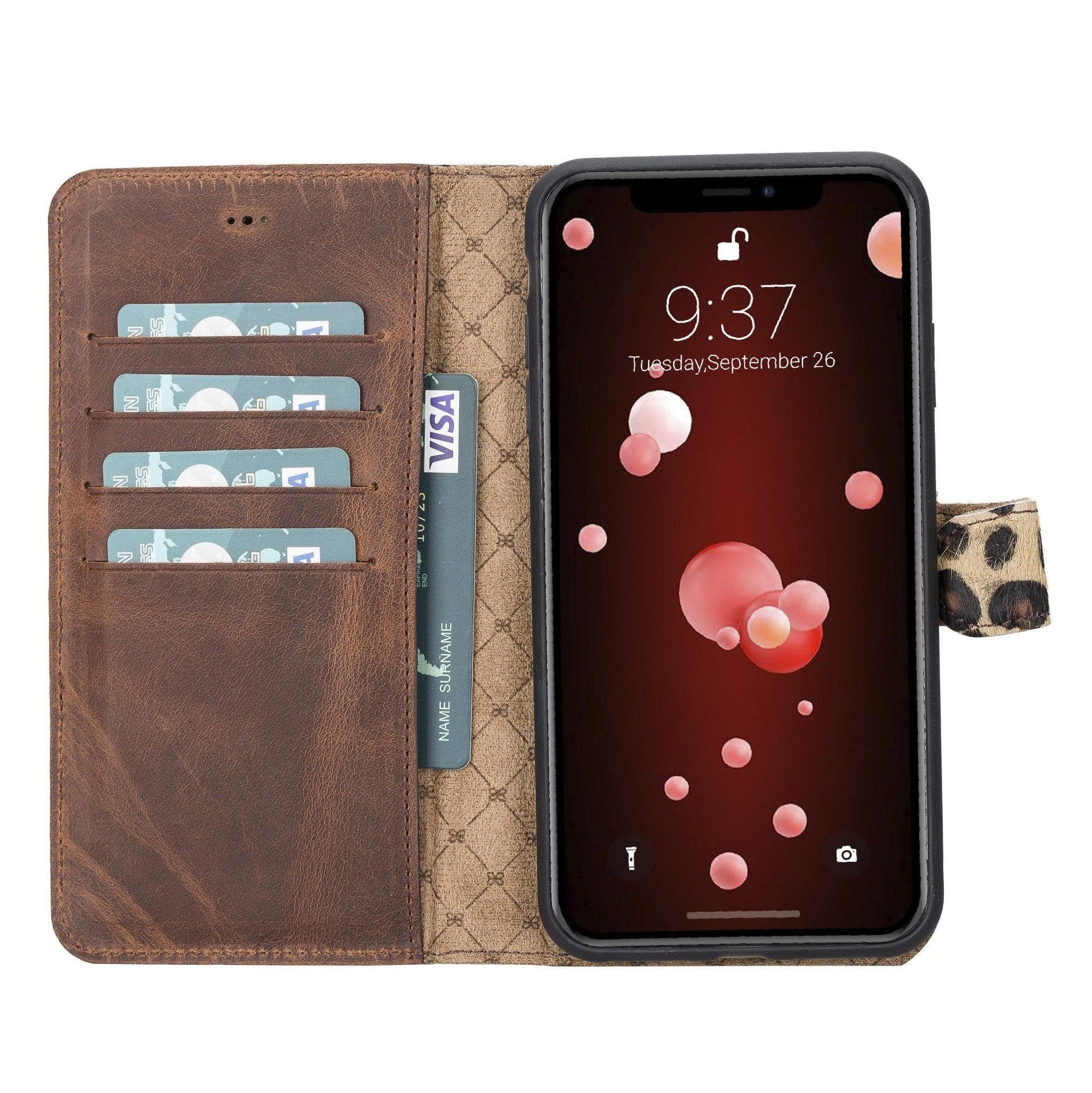 Apple iPhone XSM Detachable Leather Case / MW